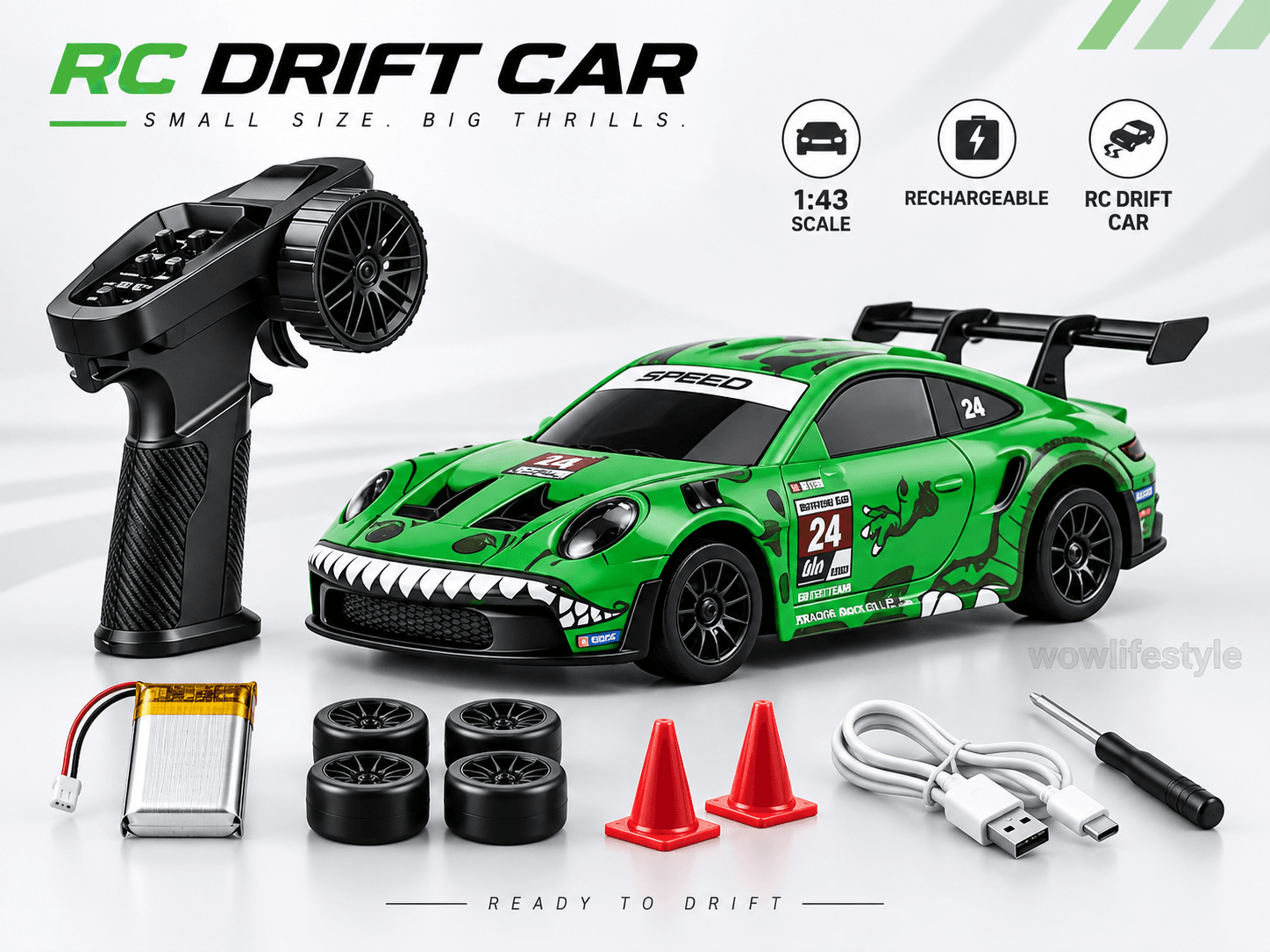 HStar Metal Professional RC Drift car — view 3