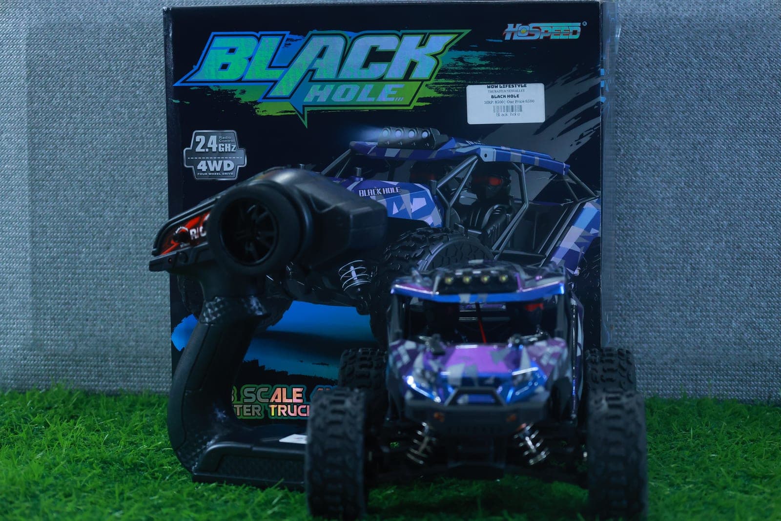 HOSPEED Black Hole HS14331 1:18 4WD RC Truggy – LED Lights, RTR — view 4