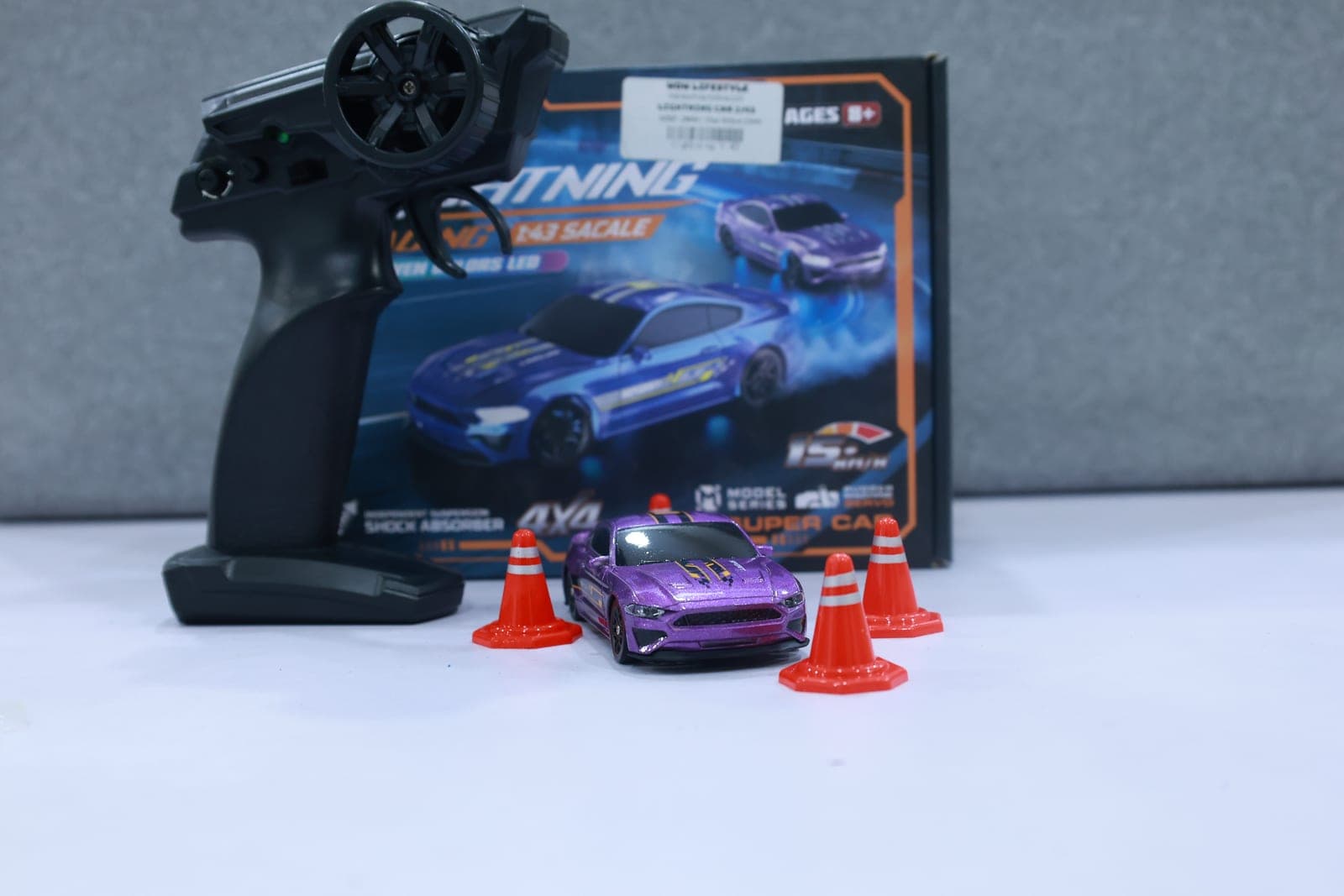 ENOZE Lightning Racing 1:43 4x4 Drift Car — Purple — view 2