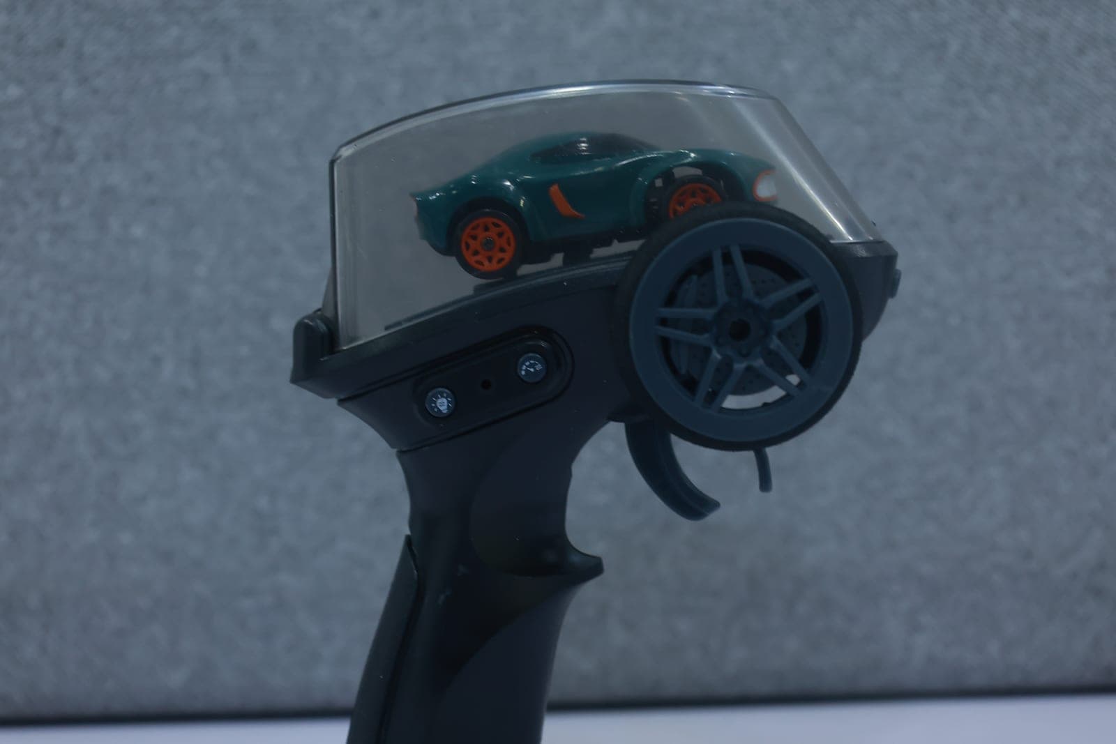 Desktop RC 1:64 Drift Car — Teal Punisher — view 3