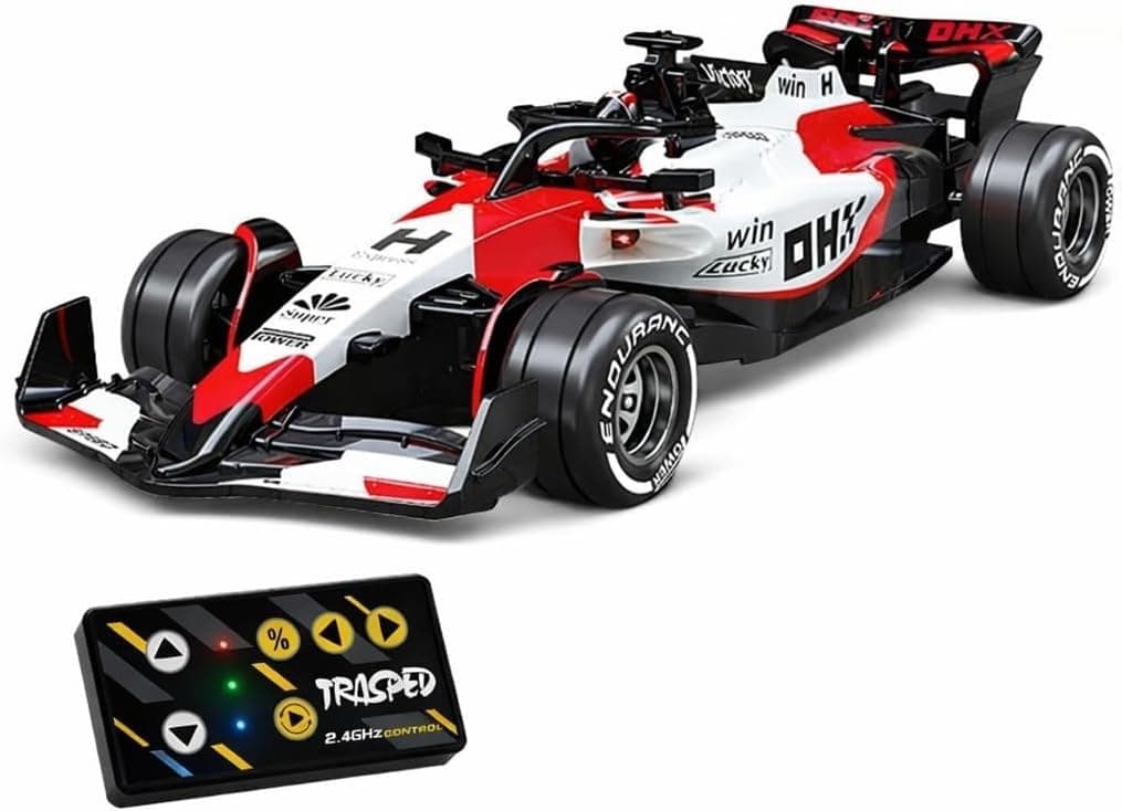 TRASPED 1:64 Die-Cast F1 Mini RC Racing Car — Multicolor — view 2