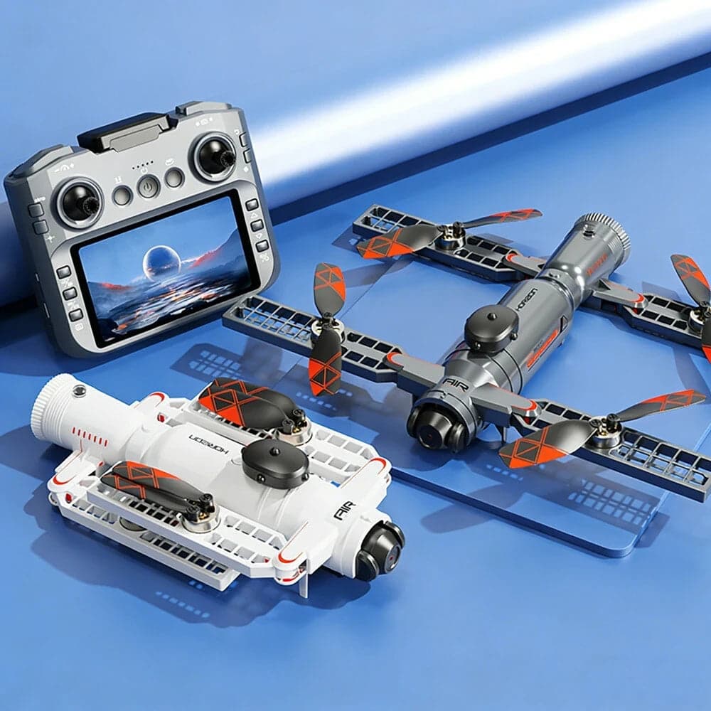 SHRC AE22 WiFi FPV Camera Drone with 4.3-inch LCD Controller — White — view 3