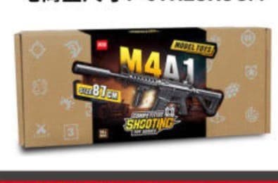 Tian Gong XS-1801 M4A1 Electric Full-Size Gel Blaster with Suppressor — 87 cm, Foregrip, 14+ — view 2