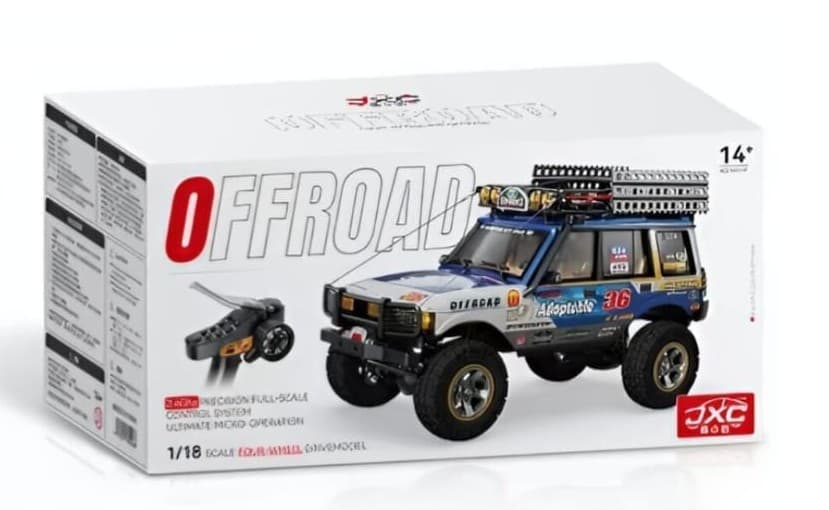 JXC LR1801 1:18 4WD Dual-Speed RC Rock Crawler — Land Rover Discovery Style, 4 Liveries, 14+ — view 5