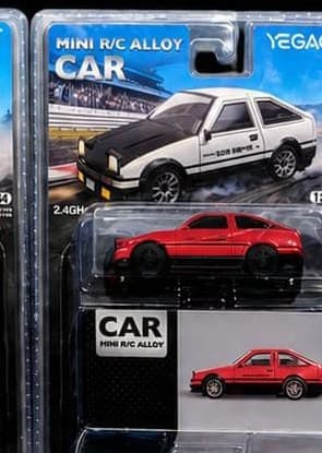 YEGAO Mini Drift 1:64 Alloy RC Car — 4 Models × 2 Colours, 8 Blisters — view 7