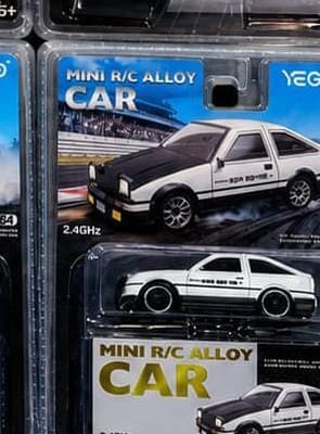 YEGAO Mini Drift 1:64 Alloy RC Car — 4 Models × 2 Colours, 8 Blisters — view 8