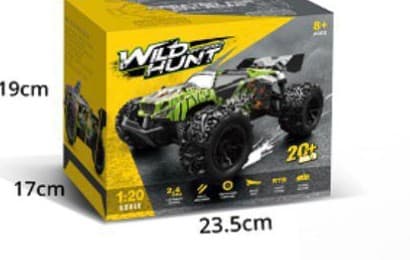 Wild Hunt S777 1:20 4WD RC Monster Truck — USA-Flag Livery, 20+ km/h, RTR, 8+ — view 2