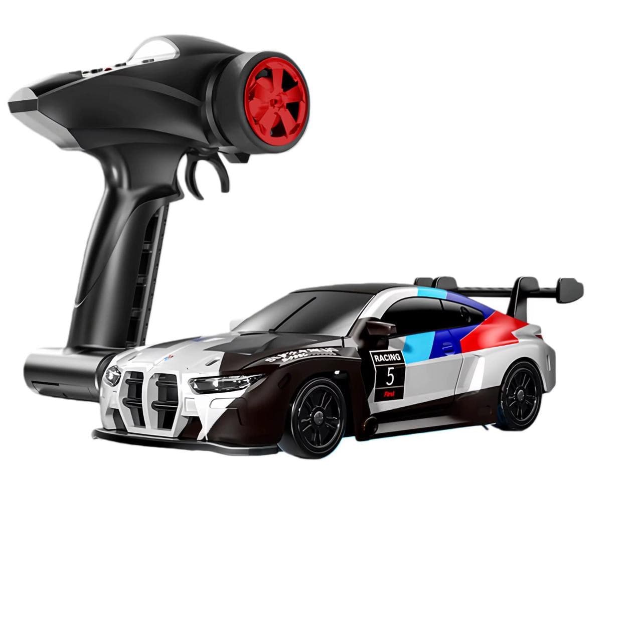 M-Racing BMW M4 GT 4WD RC Drift Car — Tri-Colour M-Power Livery #5, 2.4 GHz, 14+ — view 2