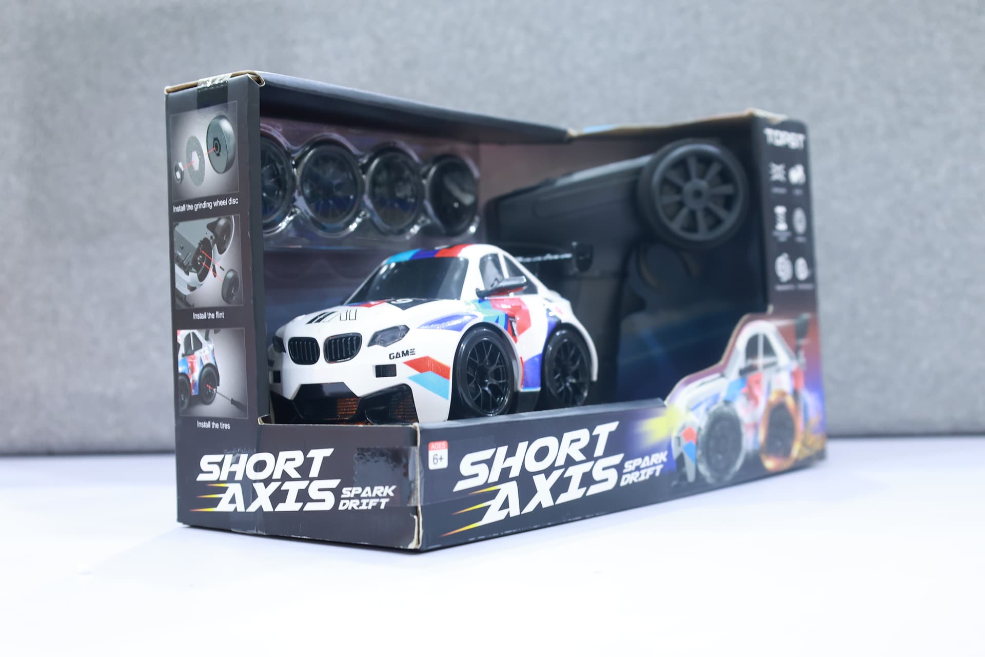 TOPGT Short Axis Spark Drift RC Car — Tail-Drift Sparks, 6+ — view 3