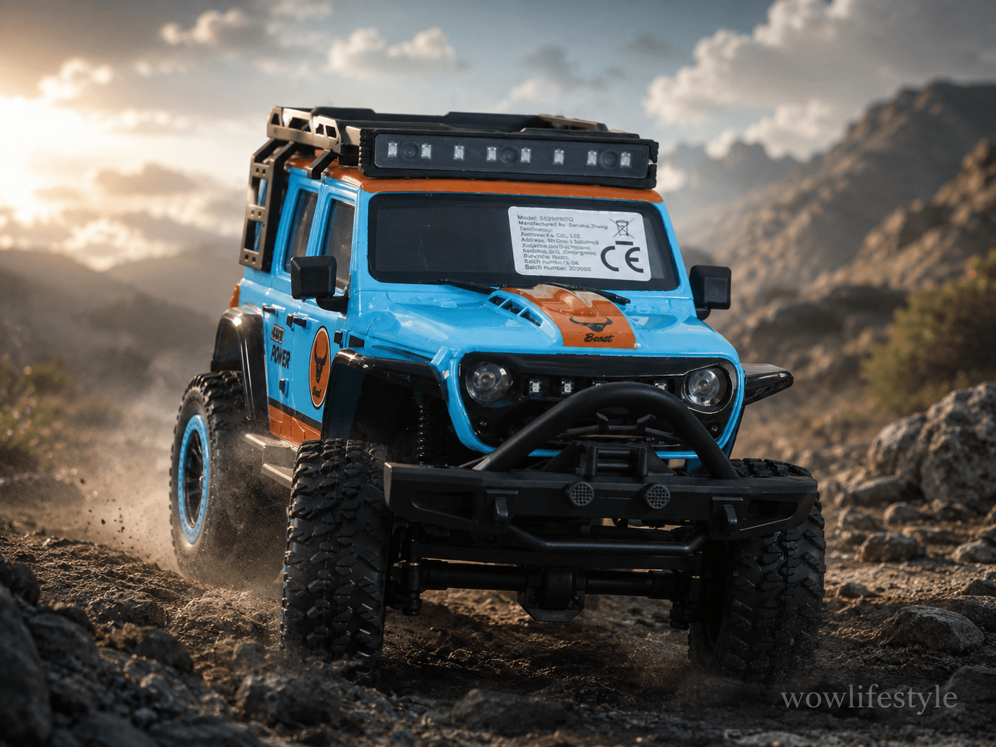 ZLL Beast Max SG206 1/20 4WD RC Rock Crawler – LED Lights, RTR — view 8