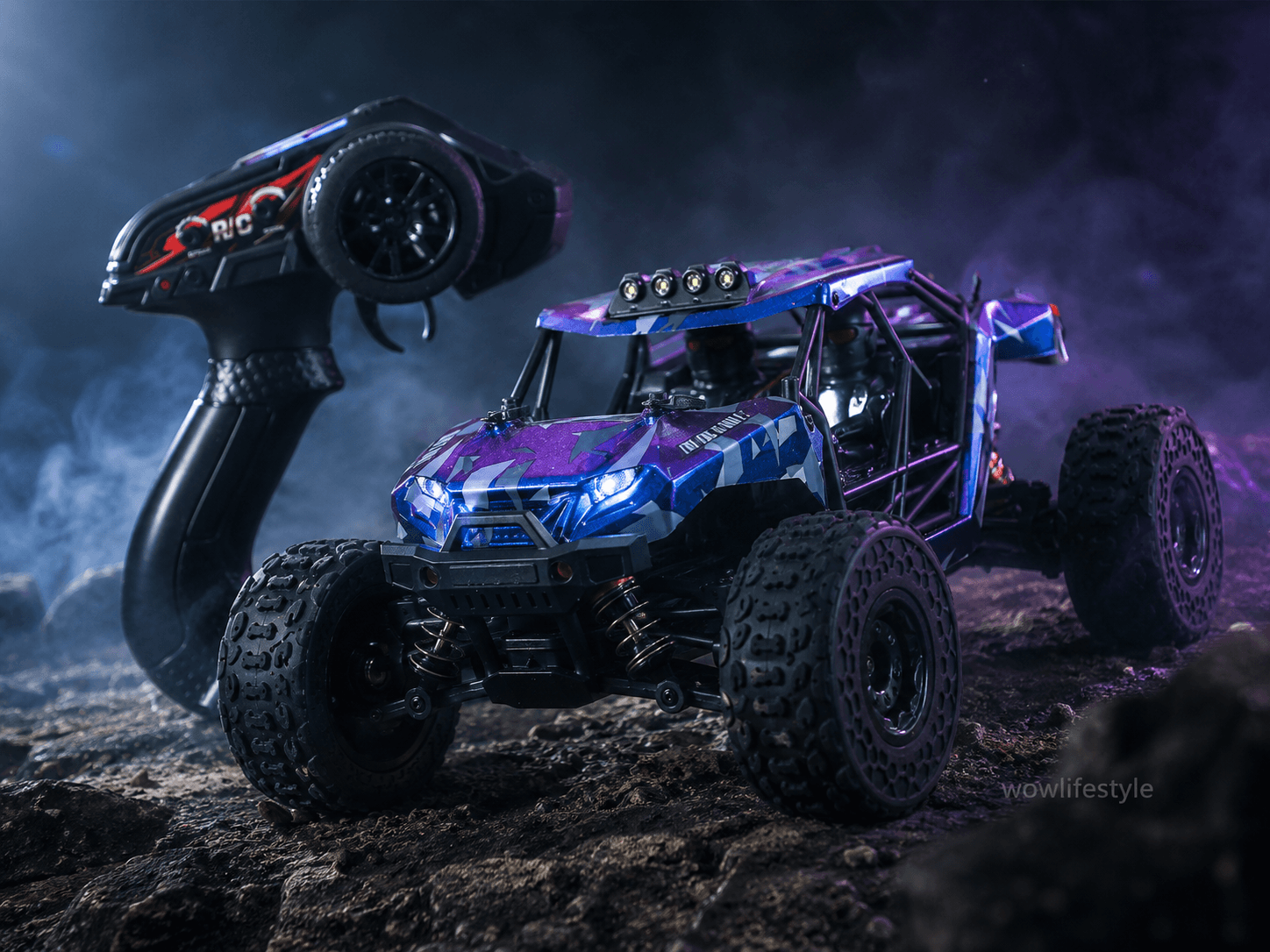 HOSPEED Black Hole HS14331 1:18 4WD RC Truggy – LED Lights, RTR