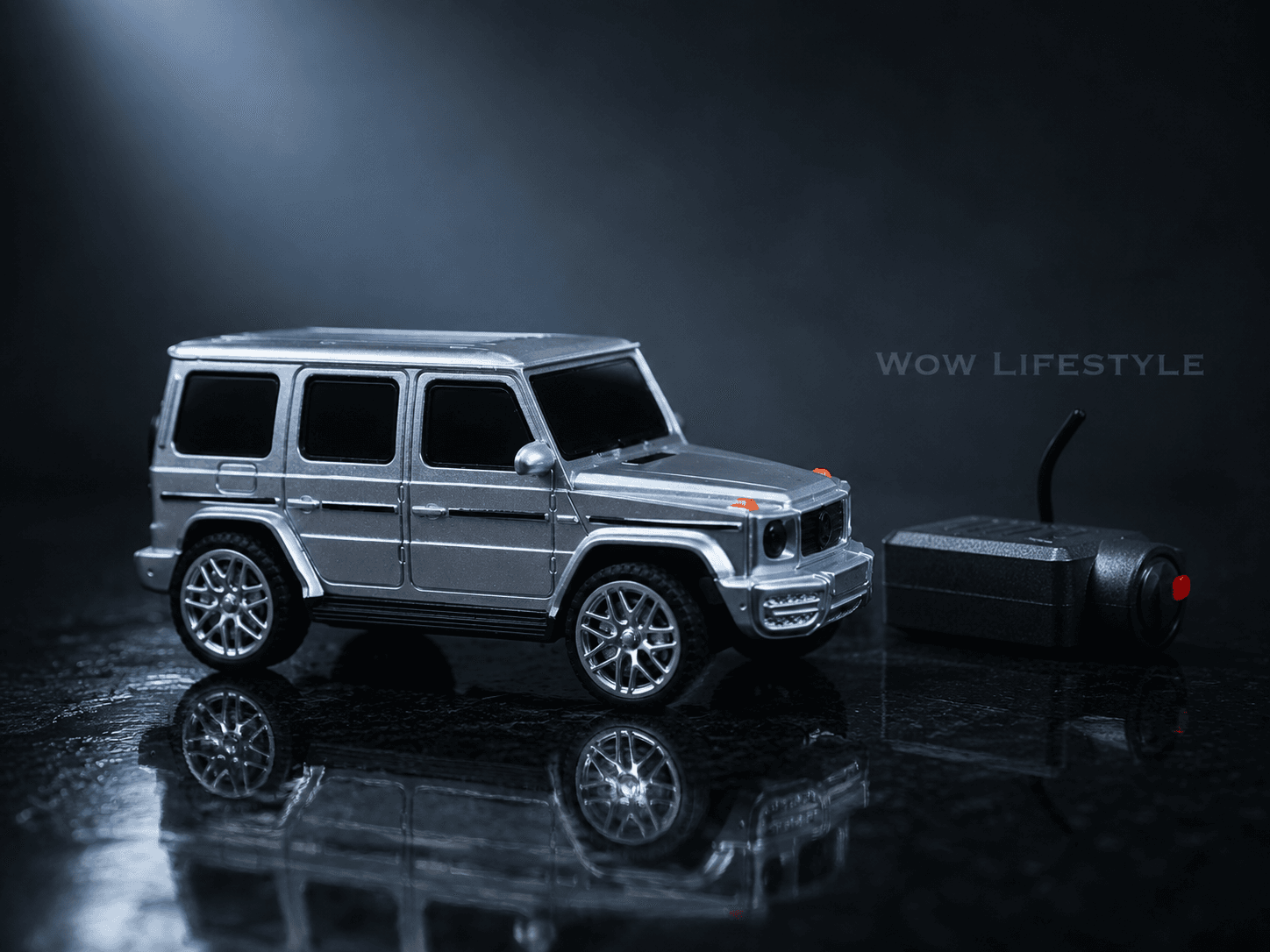 WLtoys 6406-C 1:64 FPV Camera RC Car — Mercedes G63 Style, Silver — view 3