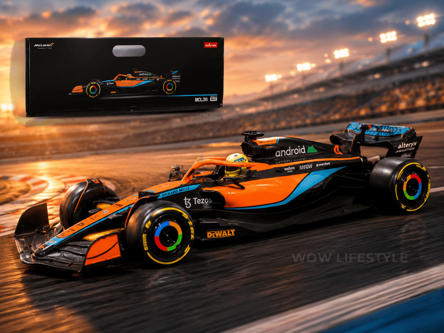 Rastar McLaren F1 MCL36 1:12 Officially Licensed RC Car — view 7